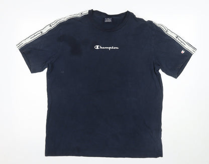 Mens UK Size XL Champion Blue  T-Shirt