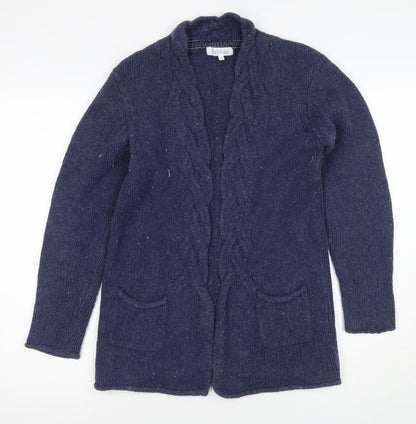 Womens UK Size S Tulchan Blue Cardigan Jumper