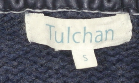Womens UK Size S Tulchan Blue Cardigan Jumper