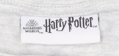 Tu Girls Harry Potter Grey Long Sleeve T-Shirt, Size 12