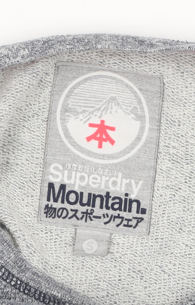 Womens UK Size S Superdry Grey Pullover Jumper