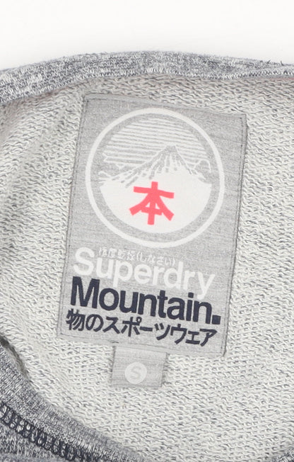 Womens UK Size S Superdry Grey Pullover Jumper