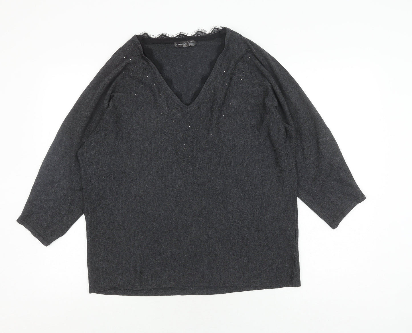 Verve amí Women's Black L Pullover Jumper