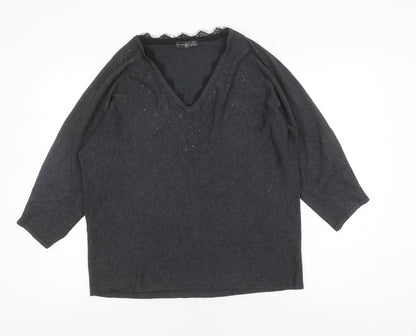 Verve amí Women's Black L Pullover Jumper