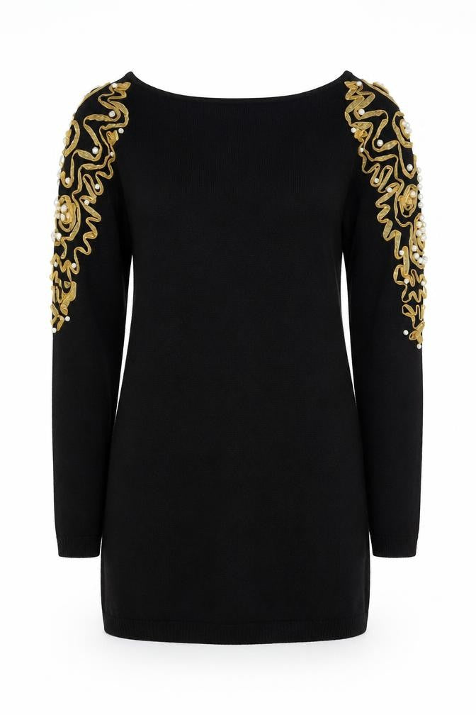 Motel Women's Black Pullover Jumper XS