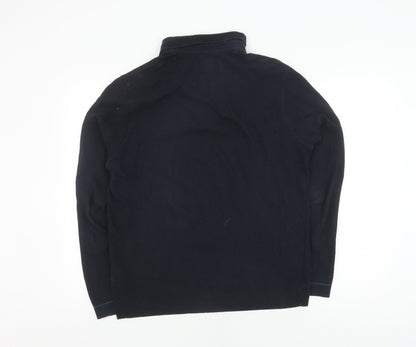 Ted Baker Men's Black Collared Pullover Jumper Size L
