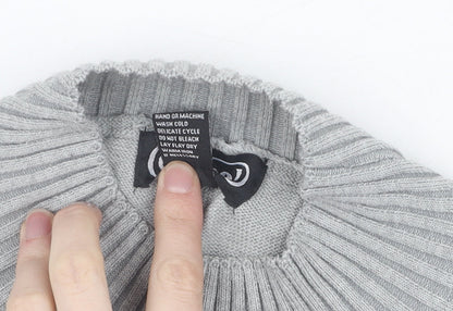 Womens UK Size S Cashel Grey Pullover Jumper