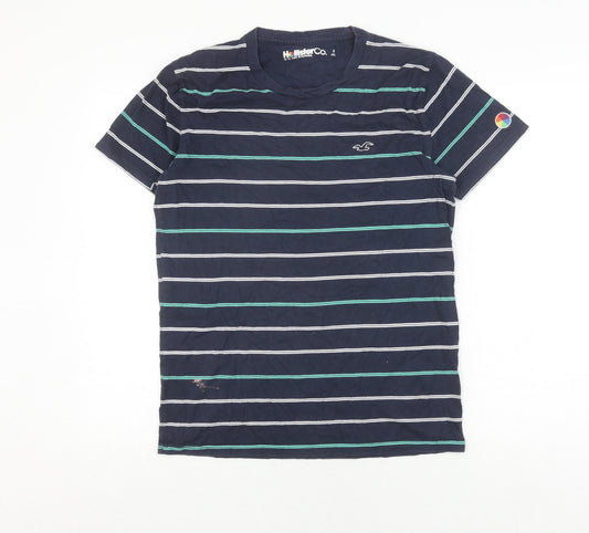 Mens UK Size S Hollister Blue  T-Shirt