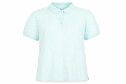 Womens UK Size 12 Damart Blue Basic Polo