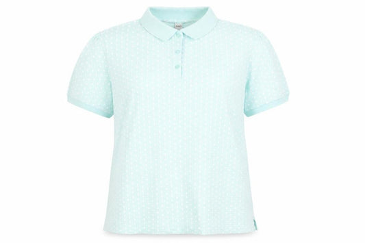 Womens UK Size 12 Damart Blue Basic Polo