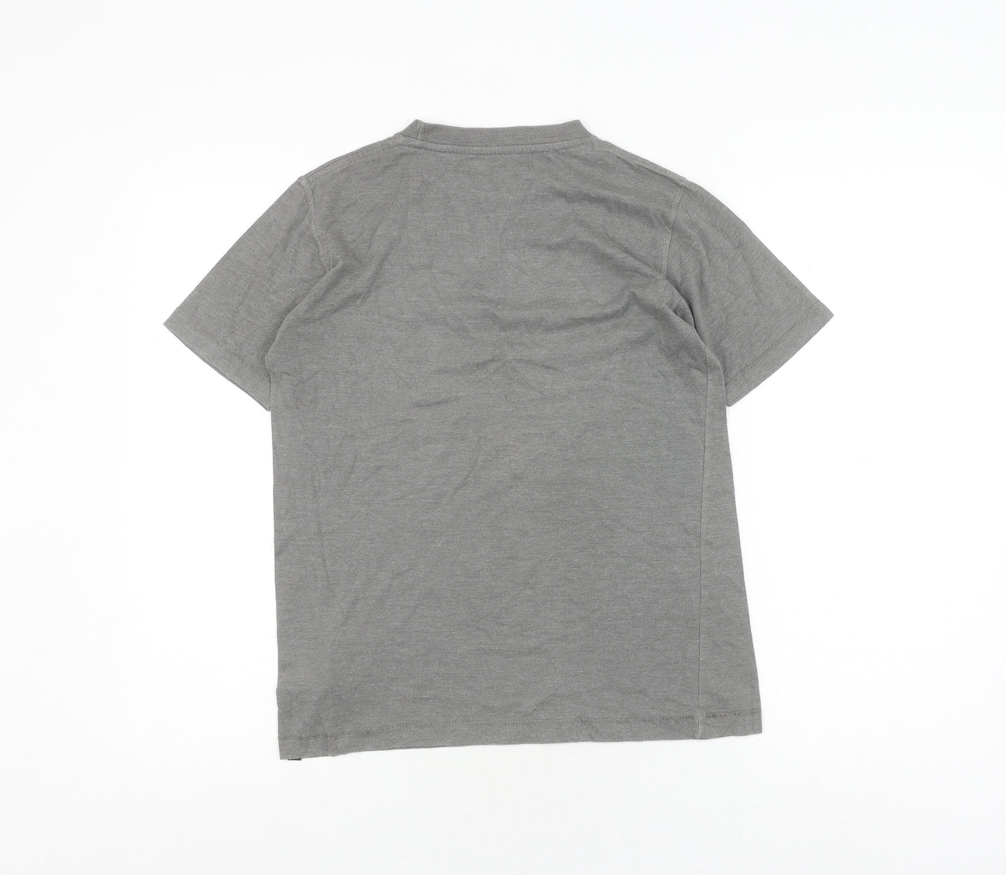 Quiksilver Boys Gray Graphic T-Shirt Size 14 Years