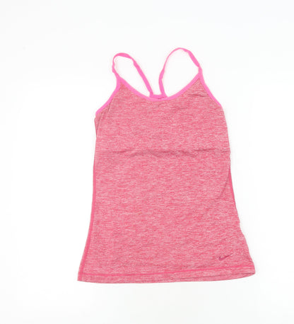 Nike Women's Pink Slim Fit Tank Top Size S