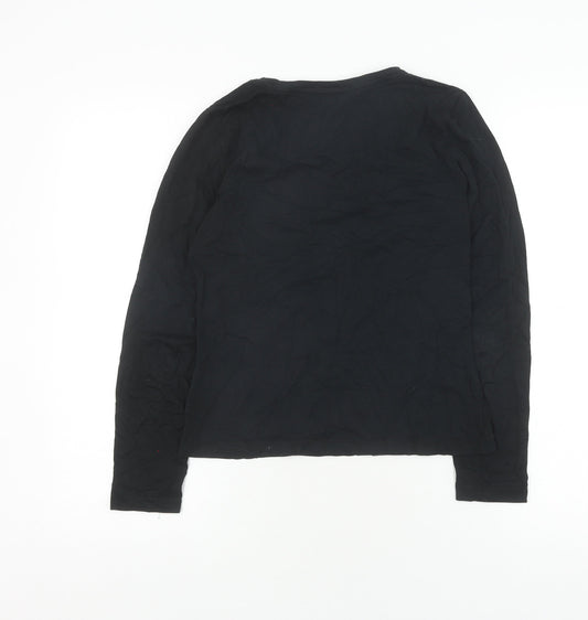 Mexx Women's Black Long Sleeve Basic T-Shirt