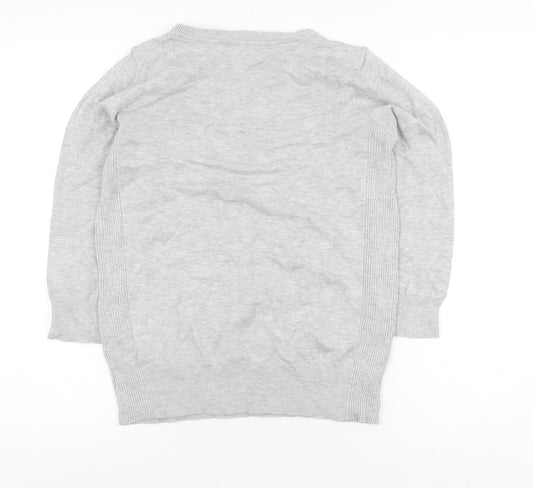 Womens UK Size 12 Red Herring Grey Pullover Jumper