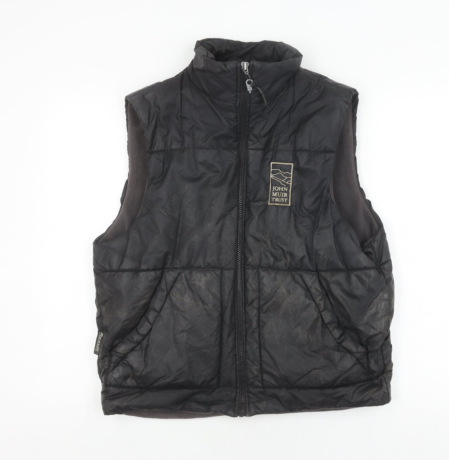 Mens UK Size M Result Black Puffer Jacket