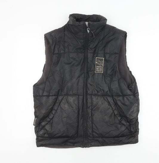 Mens UK Size M Result Black Puffer Jacket