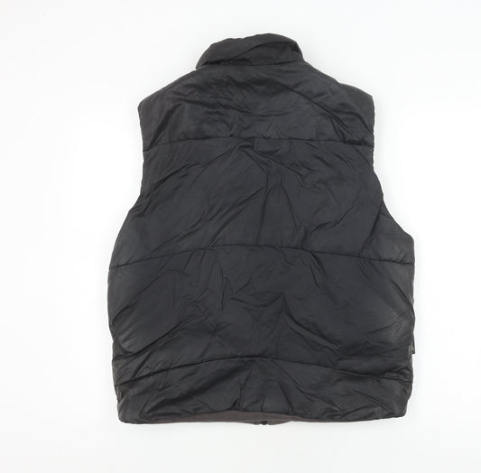 Mens UK Size M Result Black Puffer Jacket