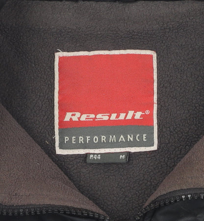 Mens UK Size M Result Black Puffer Jacket