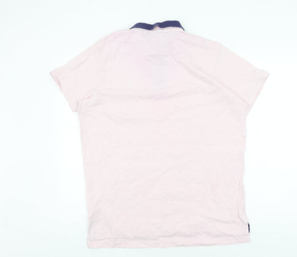 Unisex Adults UK Size XL U.S. Polo Assn. Pink Basic Polo