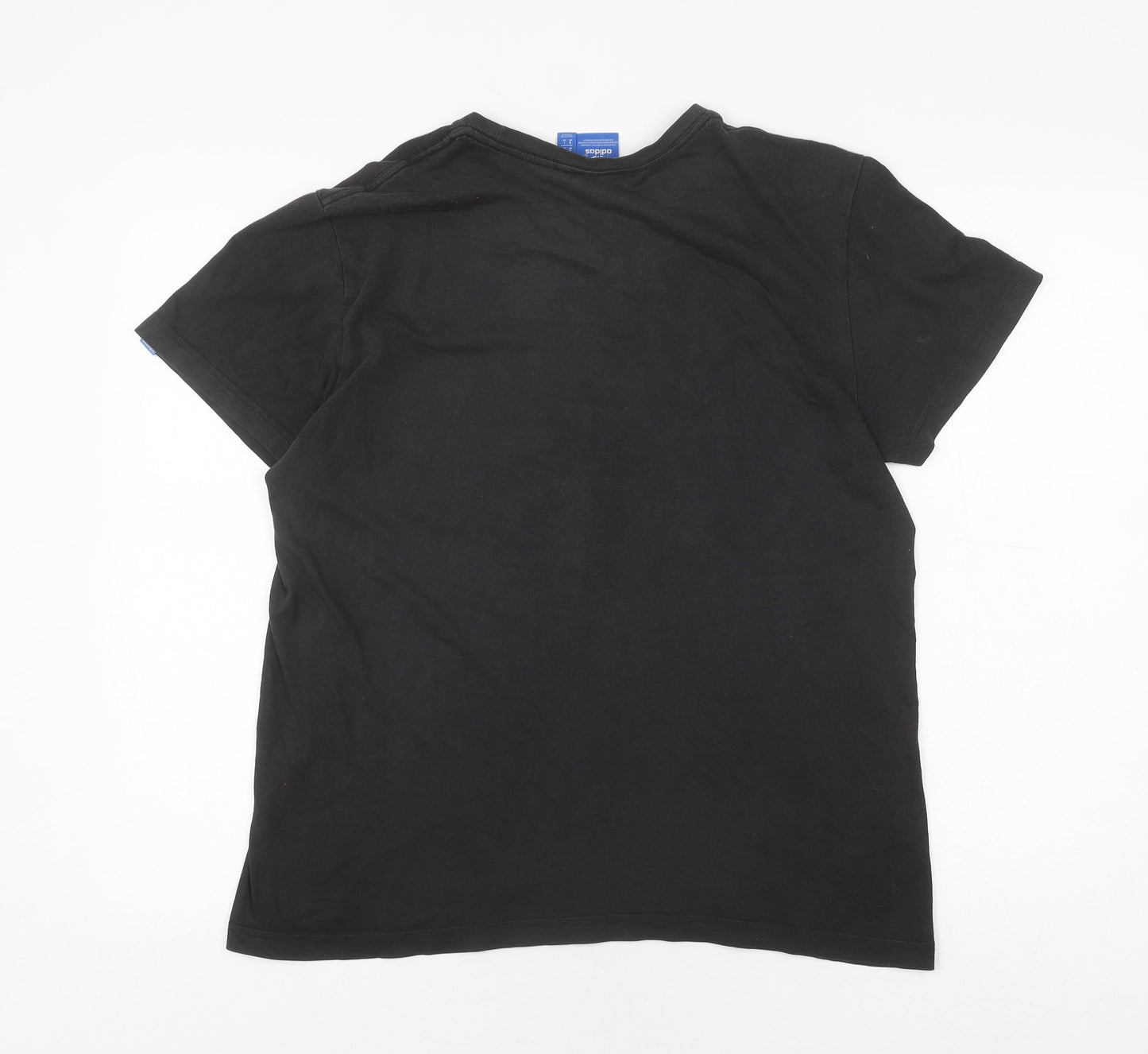 Adidas Men's Black M Logo Short Sleeve T-Shirt