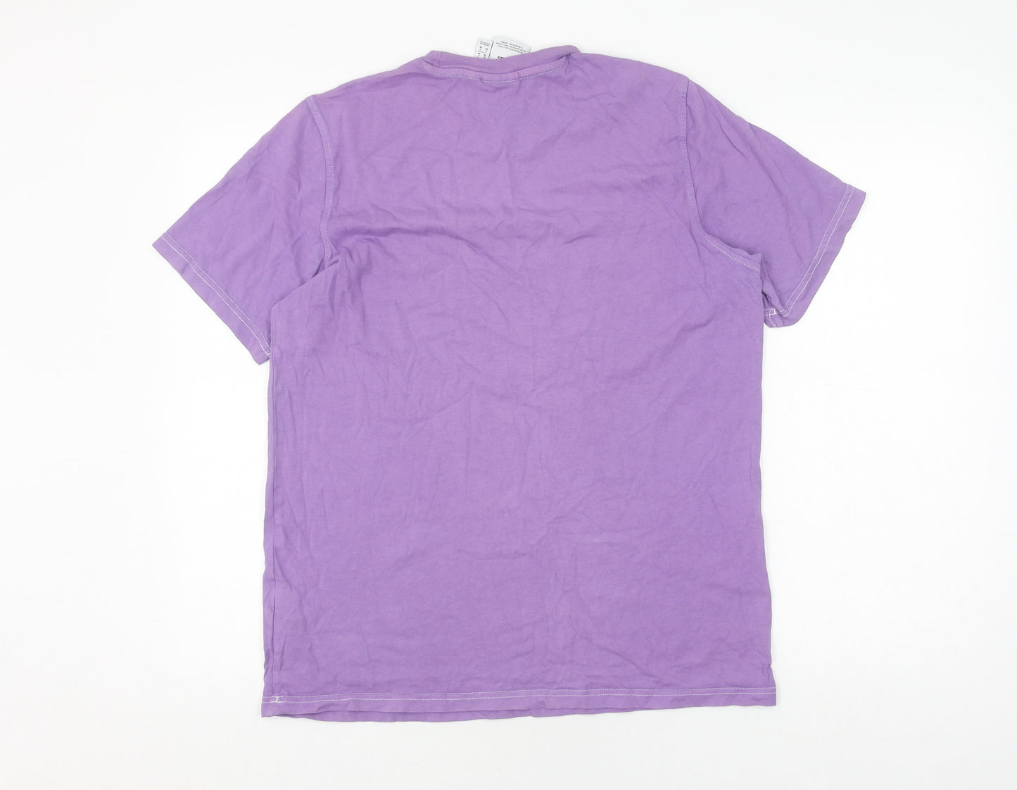 Mens UK Size M adidas Purple  T-Shirt