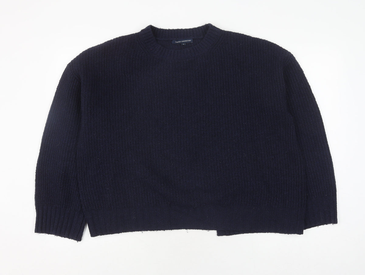 Womens UK Size S French Connection Blue Pullover Jumper