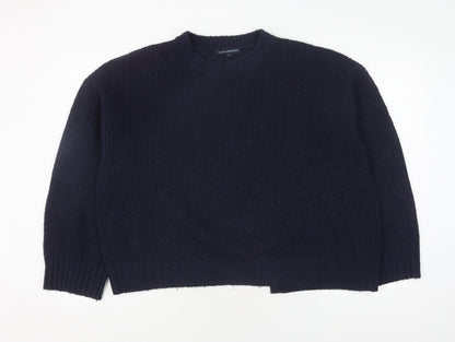 Womens UK Size S French Connection Blue Pullover Jumper