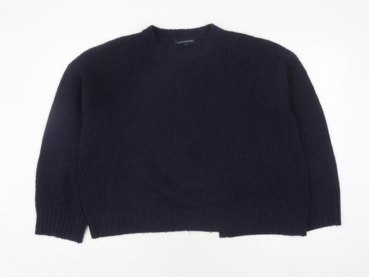 Womens UK Size S French Connection Blue Pullover Jumper
