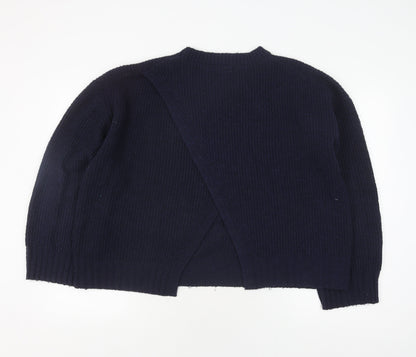 Womens UK Size S French Connection Blue Pullover Jumper