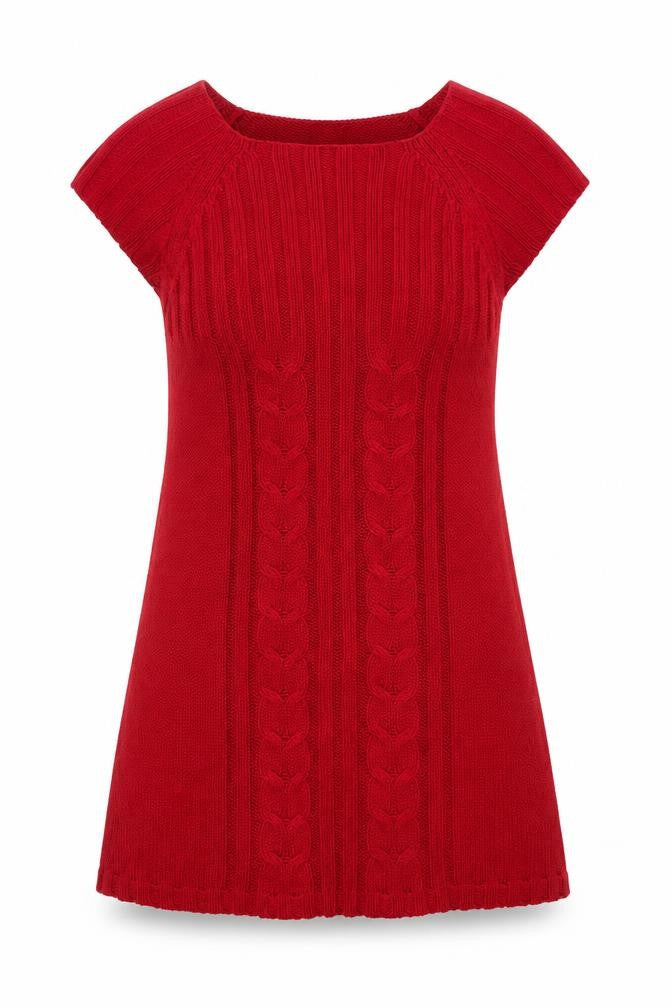Vero Moda Women's Red Jumper Dress M Knit