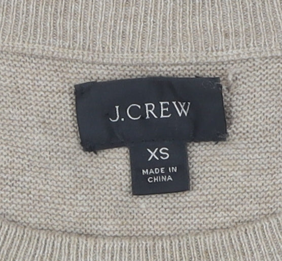 J.Crew Men's Beige Cotton Pullover Jumper XS