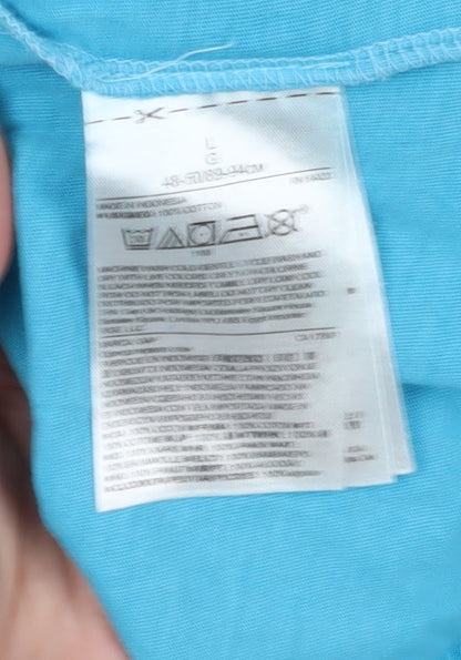 Gap Men's Blue Polo Shirt L Regular Short Sleeve