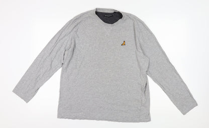 Mens UK Size XL Brave Soul Grey  T-Shirt