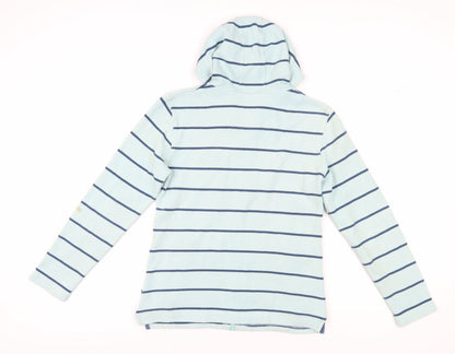 Womens UK Size 10 Jack Murphy Blue Full Zip Hoodie