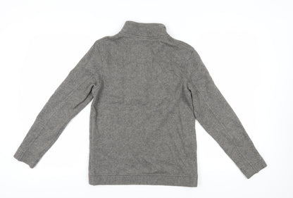 Merrell Men's Grey S Henley Jumper with Buttons