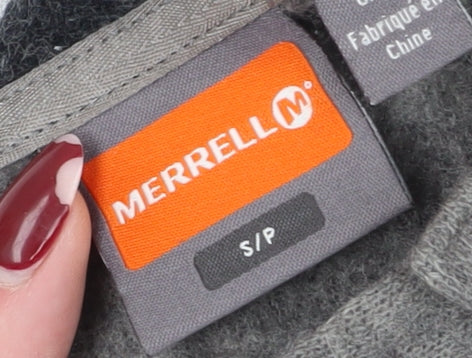 Merrell Men's Grey S Henley Jumper with Buttons