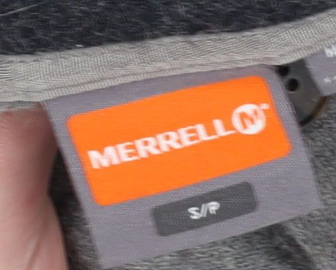 Merrell Men's Grey S Henley Jumper with Buttons