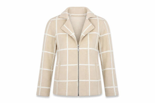 Womens UK Size 12 Laura Ashley Beige Full Zip Jumper