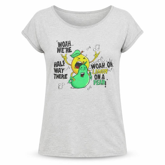 Brave Soul Women's Grey T-Shirt M Casual Fun Design