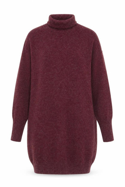 Vero Moda Women's Red Roll Neck Knit Dress