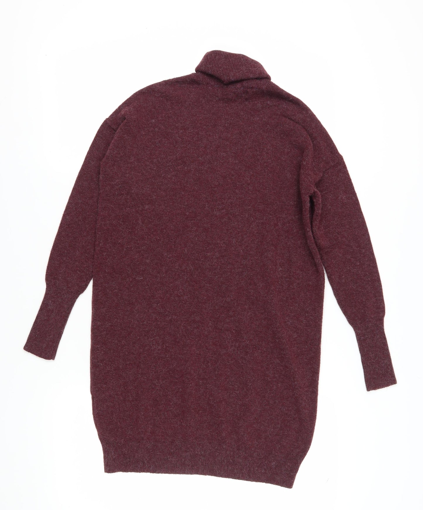 Vero Moda Women's Red Roll Neck Knit Dress