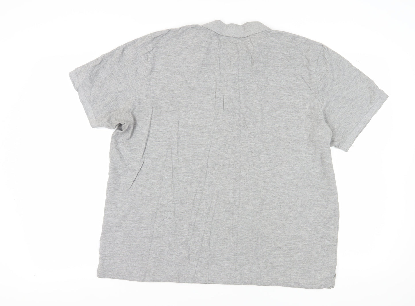 Lonsdale Men's Grey 2XL Polo Shirt - Short Sleeve, Regular Fit