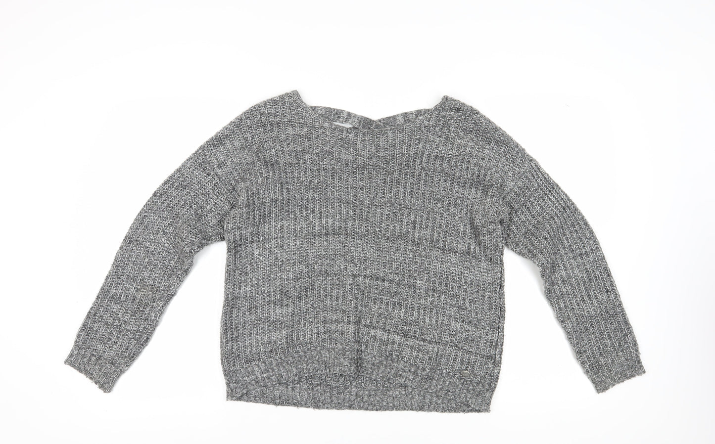 Womens UK Size M Only Grey Pullover Jumper