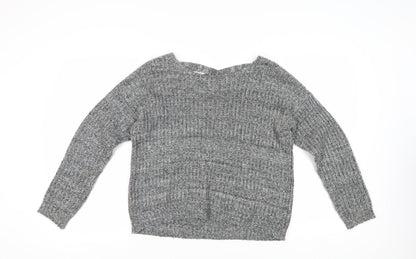 Womens UK Size M Only Grey Pullover Jumper