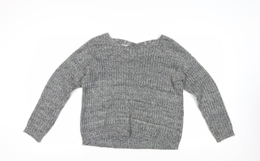 Womens UK Size M Only Grey Pullover Jumper