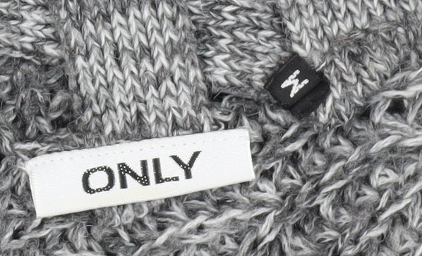 Womens UK Size M Only Grey Pullover Jumper