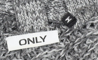 Womens UK Size M Only Grey Pullover Jumper