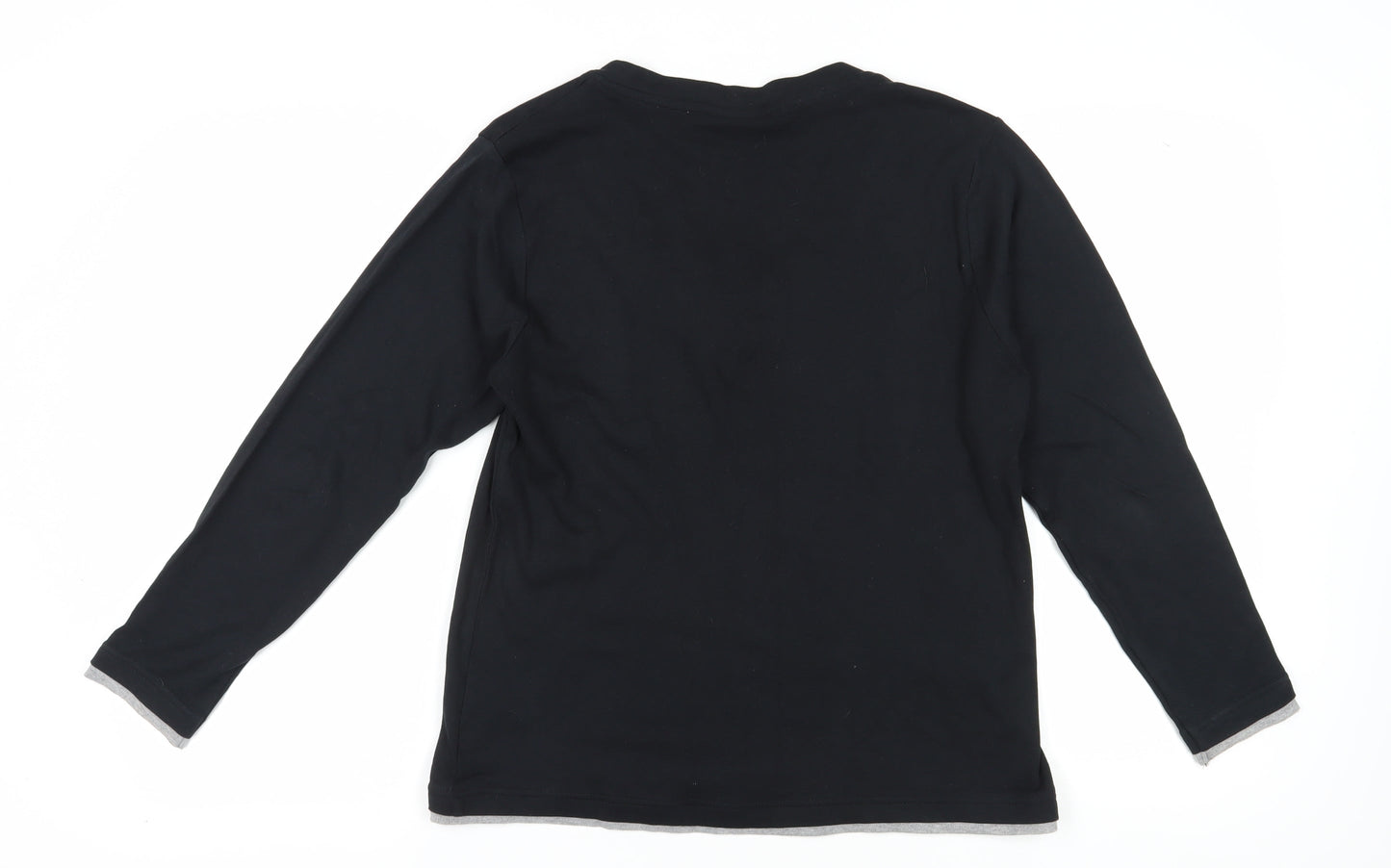 Womens UK Size 18 Slazenger Black Basic T-Shirt