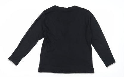 Womens UK Size 18 Slazenger Black Basic T-Shirt