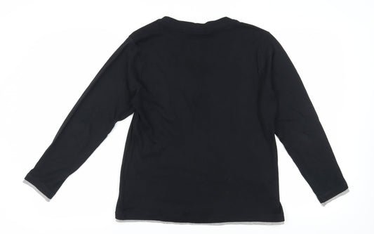 Womens UK Size 18 Slazenger Black Basic T-Shirt